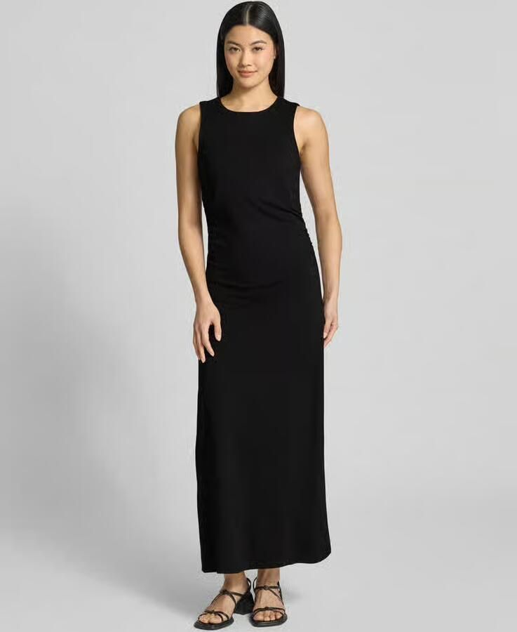 Selected Midi-jurk met ronde hals model 'IRA' - Foto 2