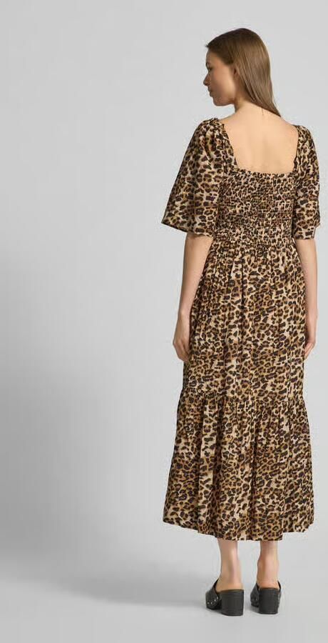 SELECTED WOMEN Dames Jurken Slfdora Ss Ankle Dress Zwart - Foto 9