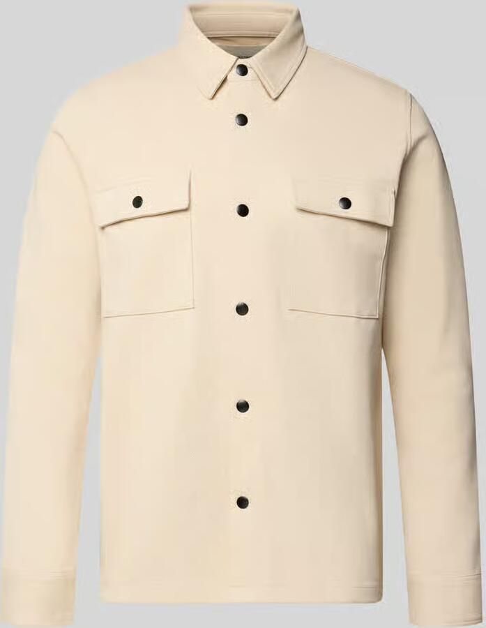 Selected Regular fit overhemdjack met borstzakken model 'JACKIE' - Foto 3