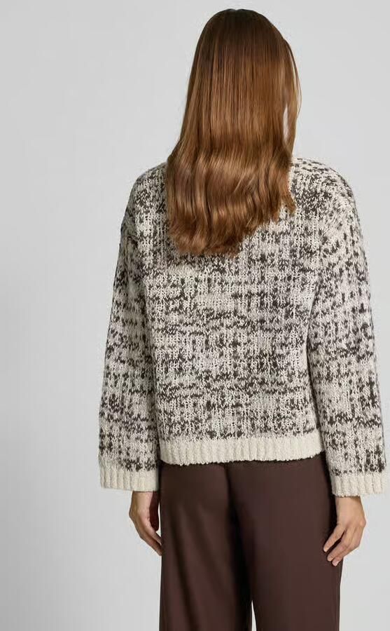 Selected Femme Oversized gebreid jack van een mix van katoen en wol model 'LINDSAY'