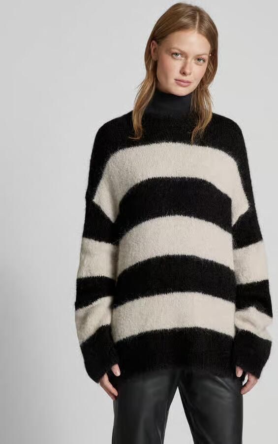 Selected Femme Oversized gebreide pullover met ronde hals model 'GABELLA' - Foto 13