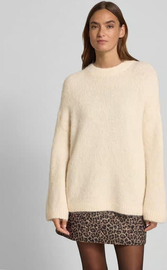 SELECTED WOMEN Dames Truien & Vesten Slfgabriella Ls Knit New O-neck Gebroken Wit - Foto 6