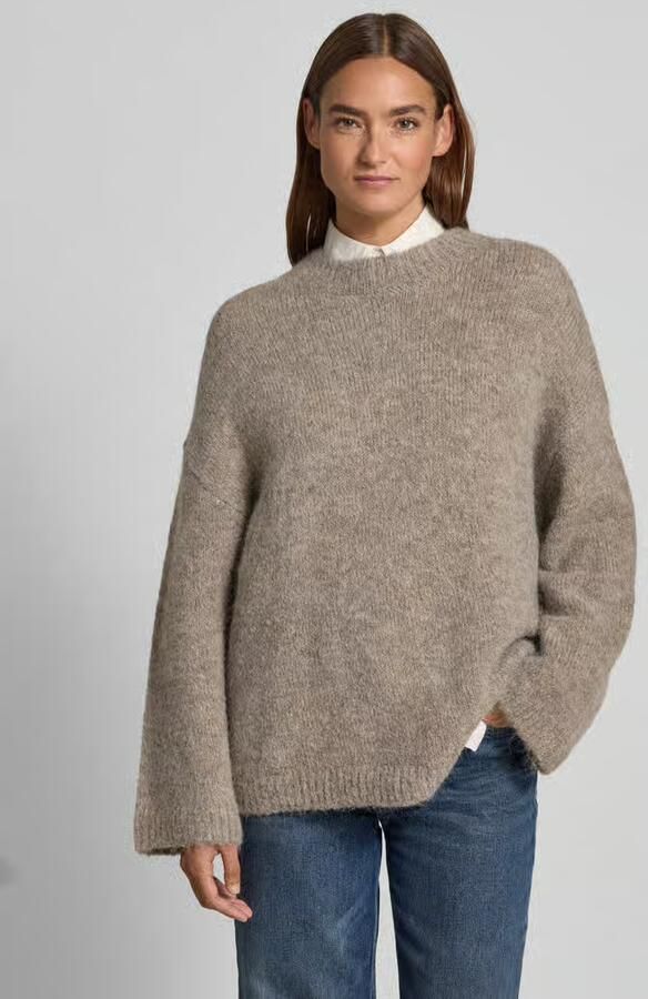 SELECTED WOMEN Dames Truien & Vesten Slfgabriella Ls Knit New O-neck Grijs - Foto 7