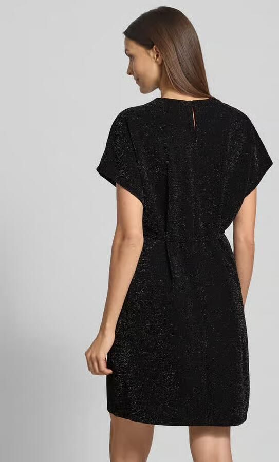 Selected Oversized jurk met strikceintuur model 'SANDRA'