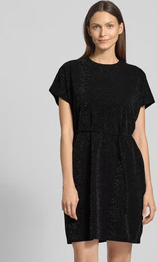 Selected Oversized jurk met strikceintuur model 'SANDRA' - Foto 2