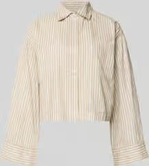 Selected Oversized overhemdblouse van pure biologische katoen model 'Astha' - Foto 4