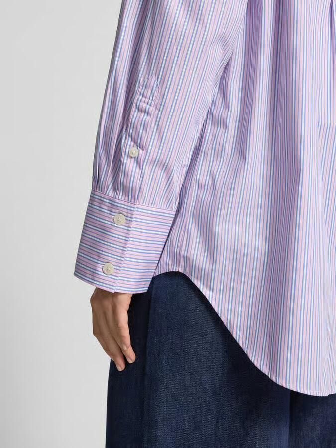 Selected Oversized overhemdblouse van puur katoen model 'HOTEL AMOUR'