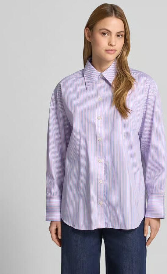 Selected Oversized overhemdblouse van puur katoen model 'HOTEL AMOUR' - Foto 3
