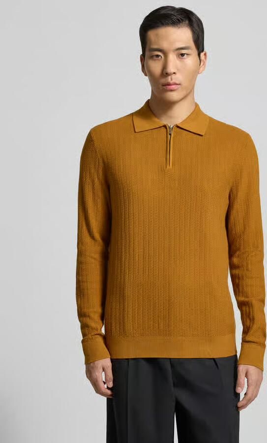 Selected Oversized poloshirt van puur katoen model 'CRAN' - Foto 2