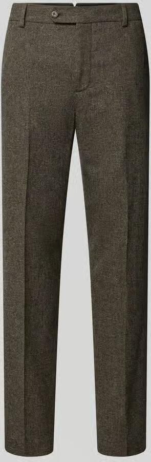 Selected Homme Slim fit pantalon met knoop- en ritssluiting