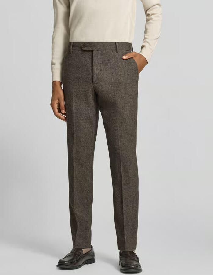 Selected Homme Slim fit pantalon met knoop- en ritssluiting - Foto 2