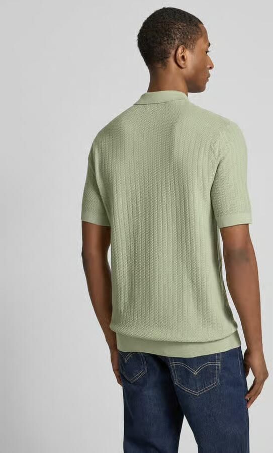 Selected Homme Poloshirt met korte ritssluiting