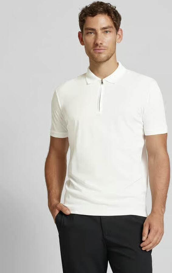 Selected Homme Regular fit poloshirt met ritssluiting model 'FAVE' - Foto 5