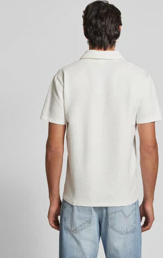 Selected Homme Poloshirt met korte ritssluiting model 'SANDER'