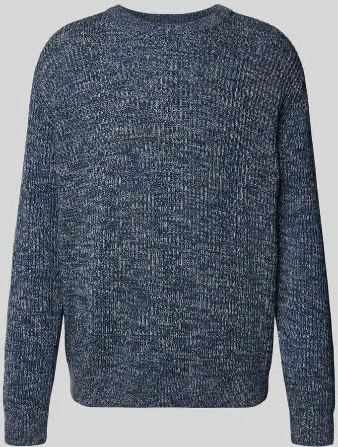 SELECTED MEN Heren Truien & Vesten Slmtilum Ls Knit Crew Neck Blauw - Foto 4