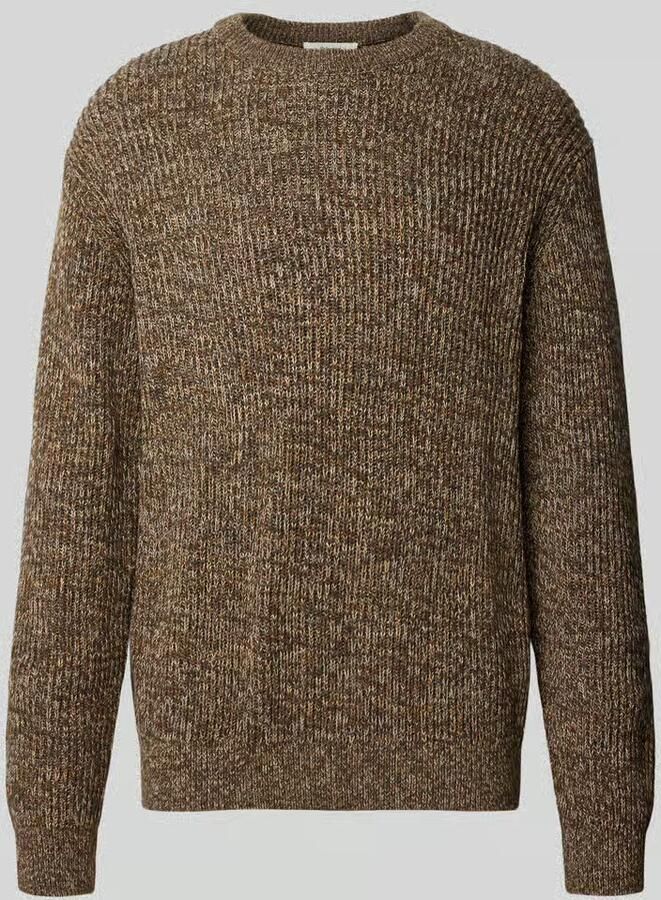 Selected relaxed fit pullover van pure katoen model 'TILUM'