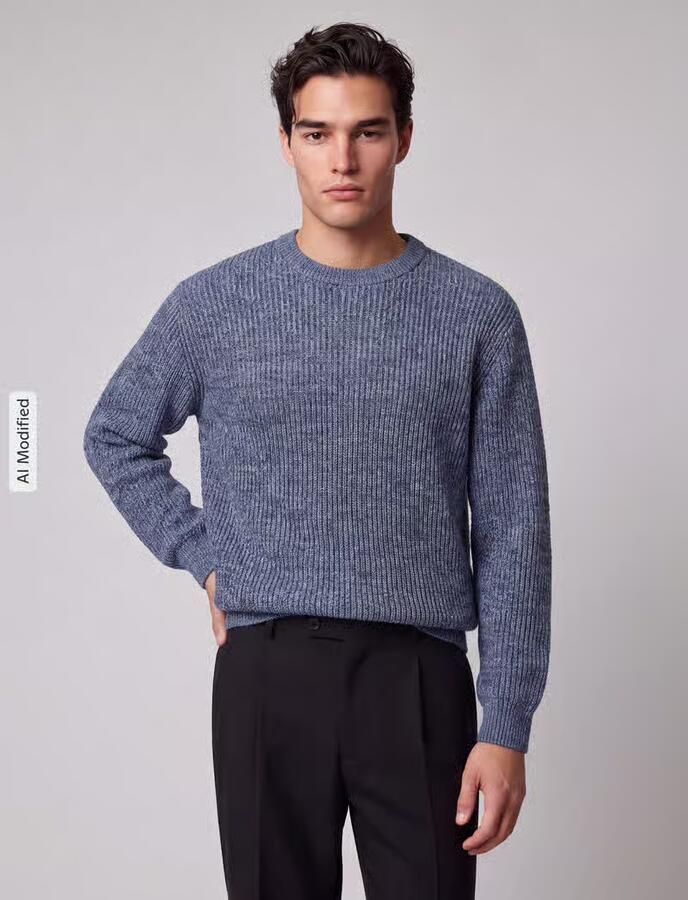 Selected relaxed fit pullover van pure katoen model 'TILUM' - Foto 2