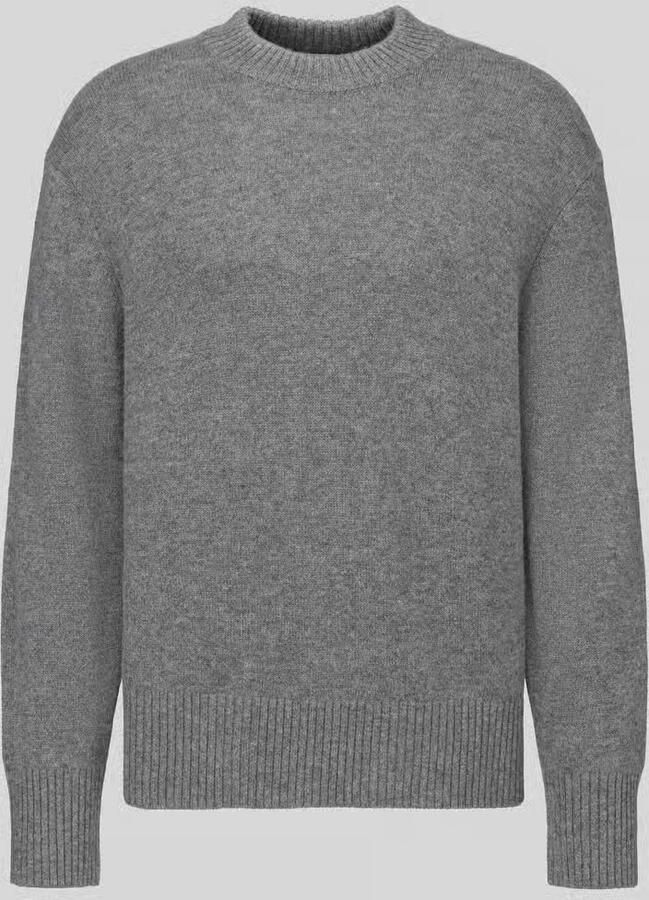 Selected Homme Relaxed fit gebreide pullover van een mix van wol en kasjmier model 'Calle' - Foto 4