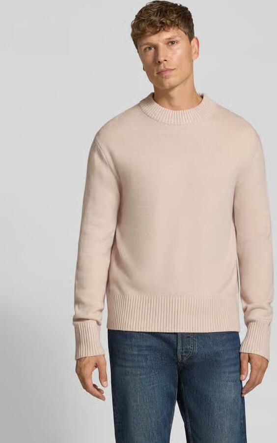 Selected Pullover van kasjmier met ribboorden - Foto 2