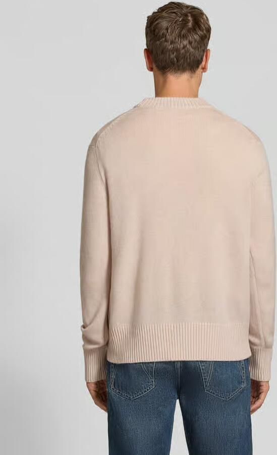 Selected Pullover van kasjmier met ribboorden - Foto 3