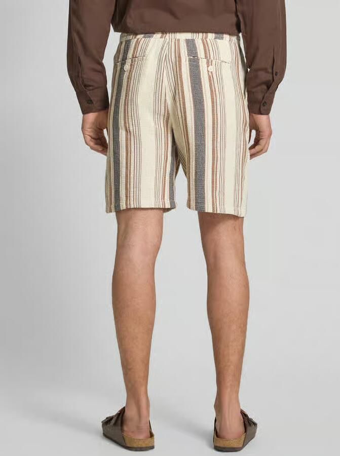 Selected Regular fit bermuda met structuurmotief model 'BRODY' - Foto 2
