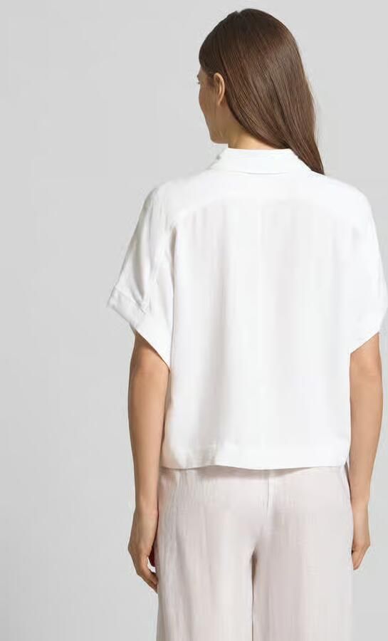 Selected Femme Relaxed fit blouse van een mix van viscose en linnen model 'VIVA' - Foto 5