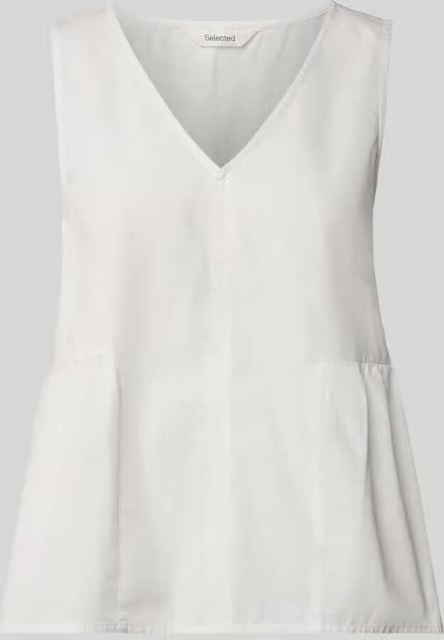 Selected regular fit blousetop van puur katoen model 'BLAIR' - Foto 2