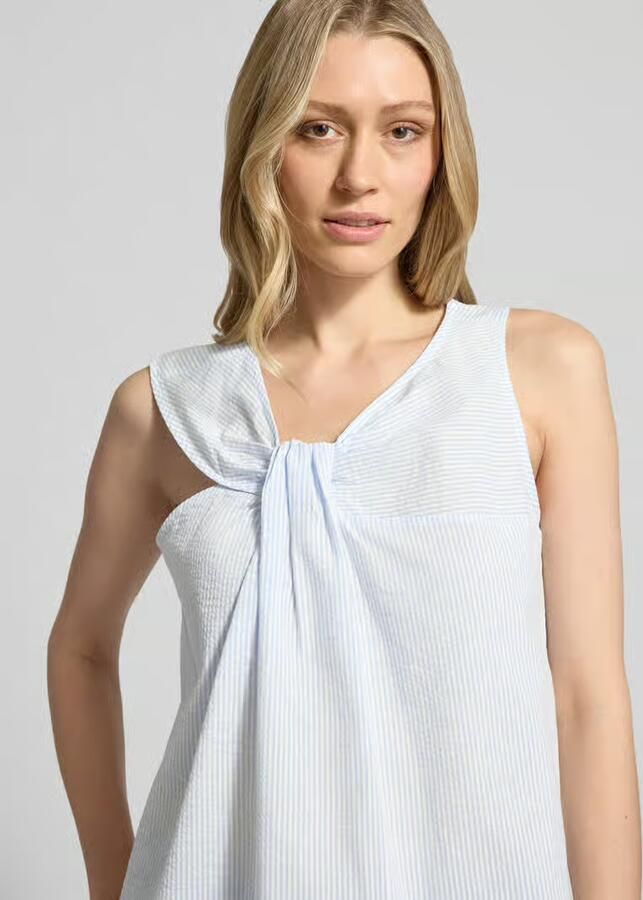 Selected regular fit blousetop van puur katoen model 'HANNAH'