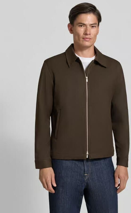 Selected Regular fit blouson met viscose model 'REGULAR' - Foto 3