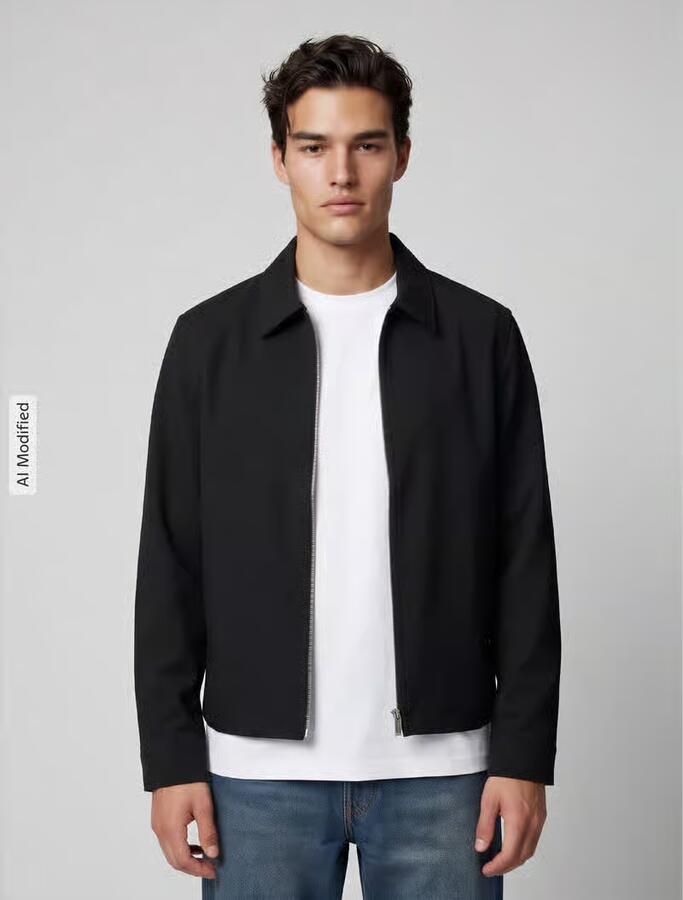 Selected Regular fit blouson met viscose model 'REGULAR' - Foto 2