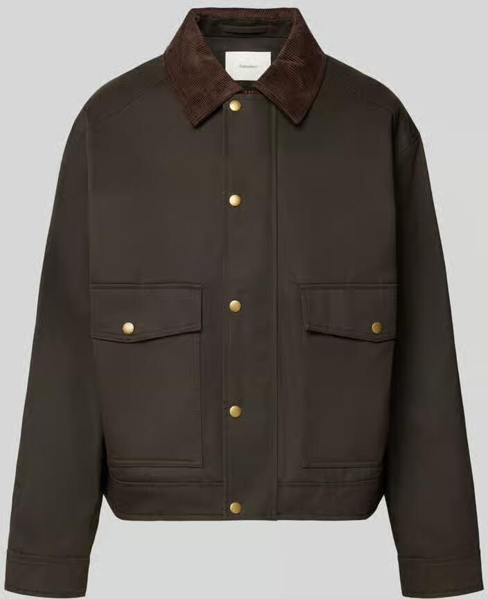 Selected Regular fit blouson van puur katoen model 'MONTANA'