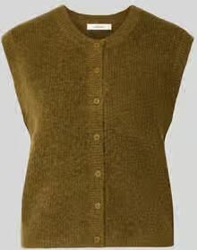 Selected Regular fit bodywarmer van wolmix met alpaca-aandeel model 'LULU'