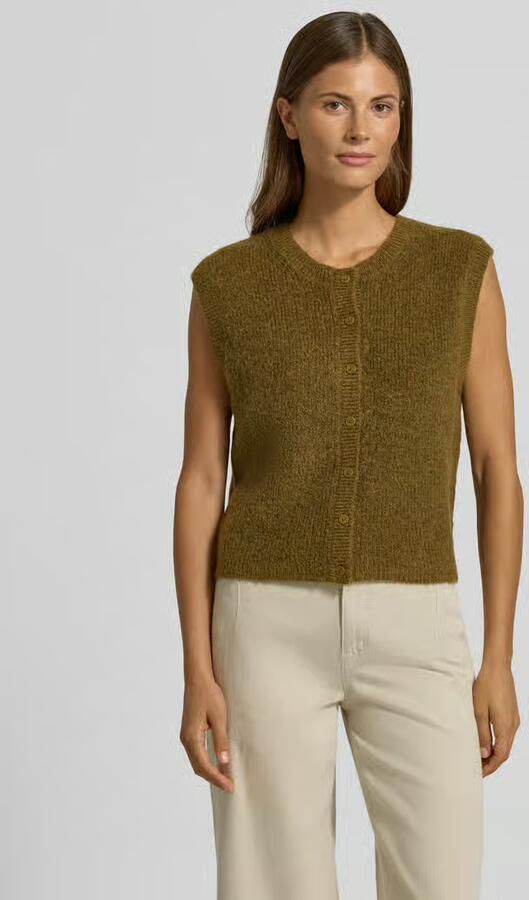 Selected Regular fit bodywarmer van wolmix met alpaca-aandeel model 'LULU' - Foto 2