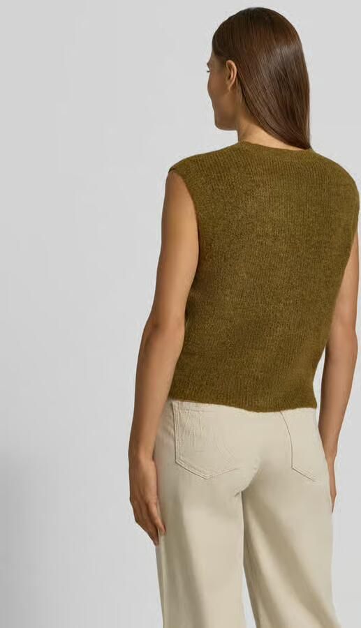 Selected Regular fit bodywarmer van wolmix met alpaca-aandeel model 'LULU' - Foto 3