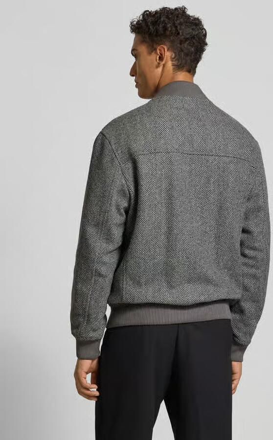 Selected Homme Regular fit bomberjack van wolmix model 'JENS' - Foto 3
