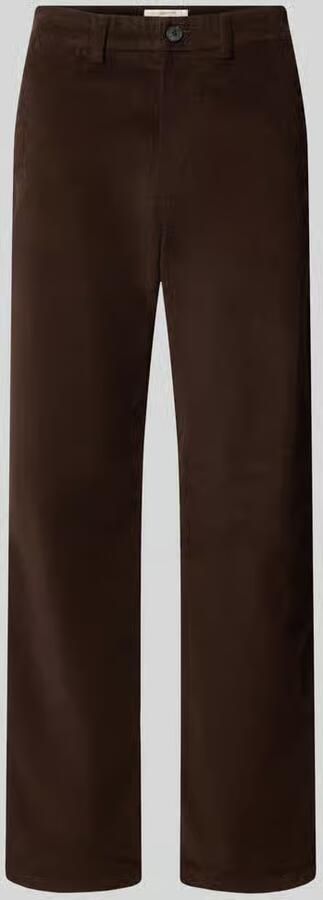 Selected Regular fit broek met bandplooi