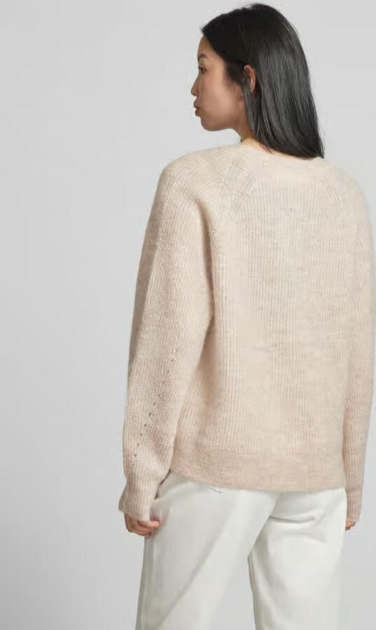 SELECTED WOMEN Dames Truien & Vesten Slflulu Ls Knit Short Cardigan Beige - Foto 6