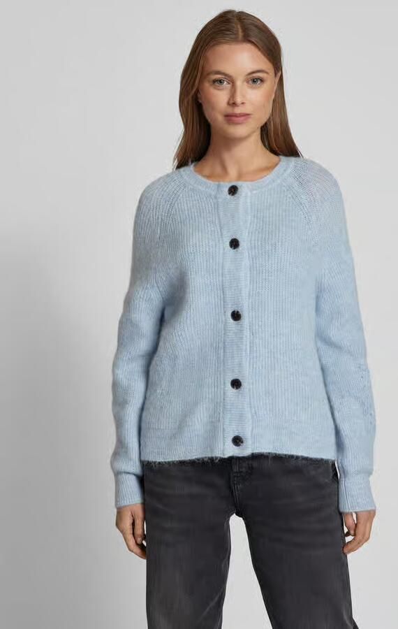 Selected Regular fit cardigan van wolmix met alpaca model 'LULU' - Foto 6