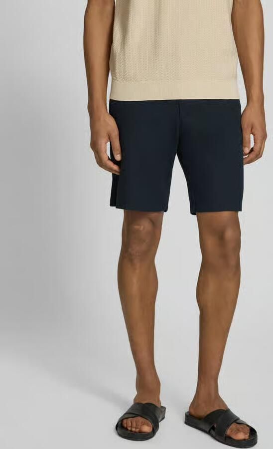Selected regular fit chino-shorts van mix van katoen en linnen model 'BRODY' - Foto 7