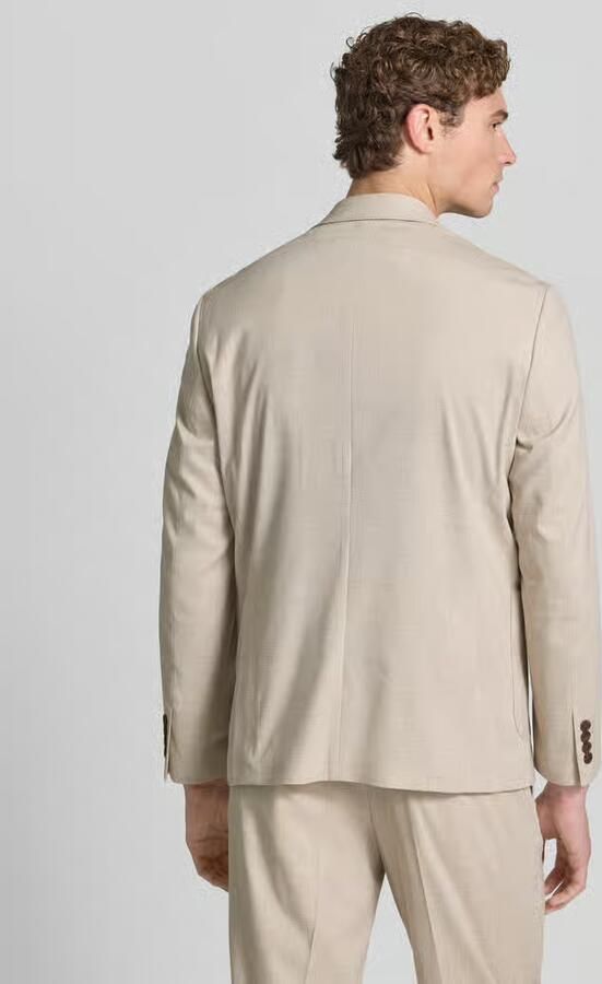 Selected regular fit colbert met linnen en viscose model 'DALI' - Foto 2