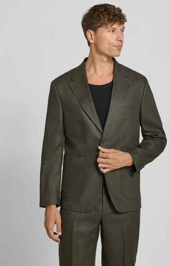 Selected regular fit colbert van puur linnen model 'BAILEY' - Foto 2