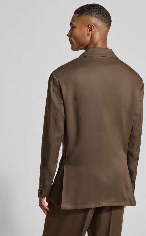 Selected regular fit colbert van puur lyocell