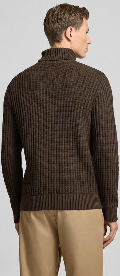 Selected Homme Regular fit coltrui in wafelstructuur model 'TOM'