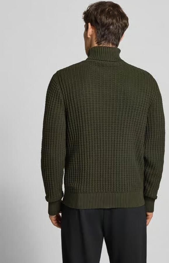 Selected Homme Regular fit coltrui in wafelstructuur model 'TOM'