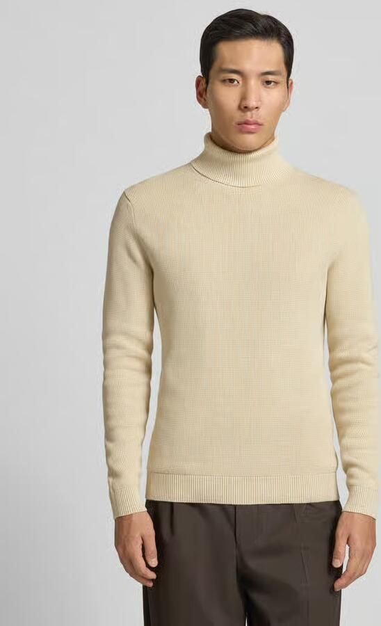 Selected Homme Regular fit coltrui van puur katoen model 'DANE' - Foto 6