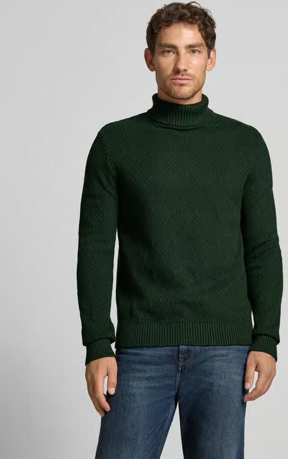 Selected Homme Regular fit coltrui van puur katoen model 'TREVOR' - Foto 2