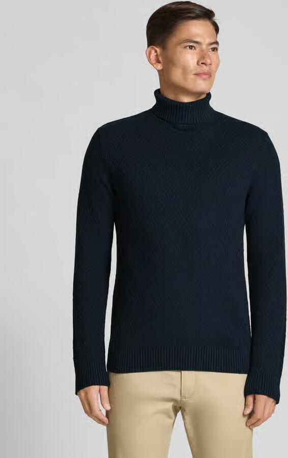 Selected Homme Regular fit coltrui van puur katoen model 'TREVOR' - Foto 2