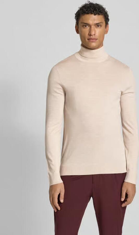 Selected Homme Regular fit coltrui van zuivere merinowol model 'TRAY' - Foto 2