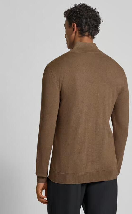 Selected Regular fit gebreid jack van puur katoen model 'BERG' - Foto 10