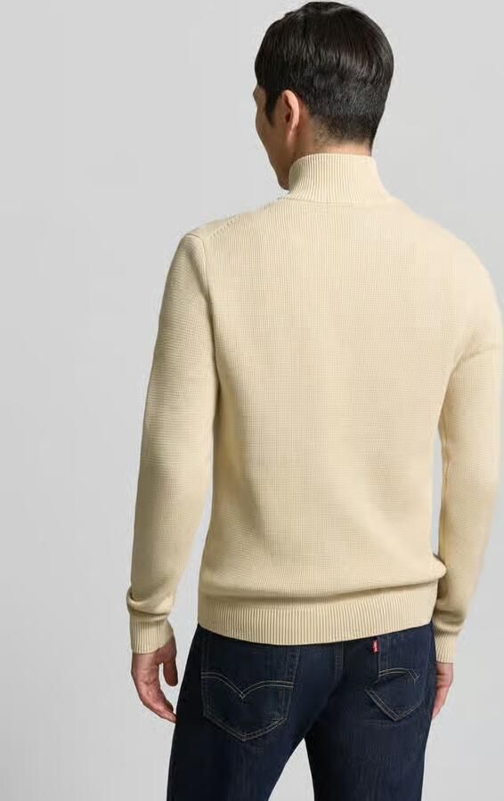 Selected Homme Regular fit gebreid jack van puur katoen model 'DANE' - Foto 5